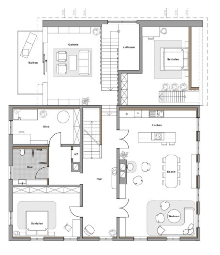 Grundriss Obergeschoss